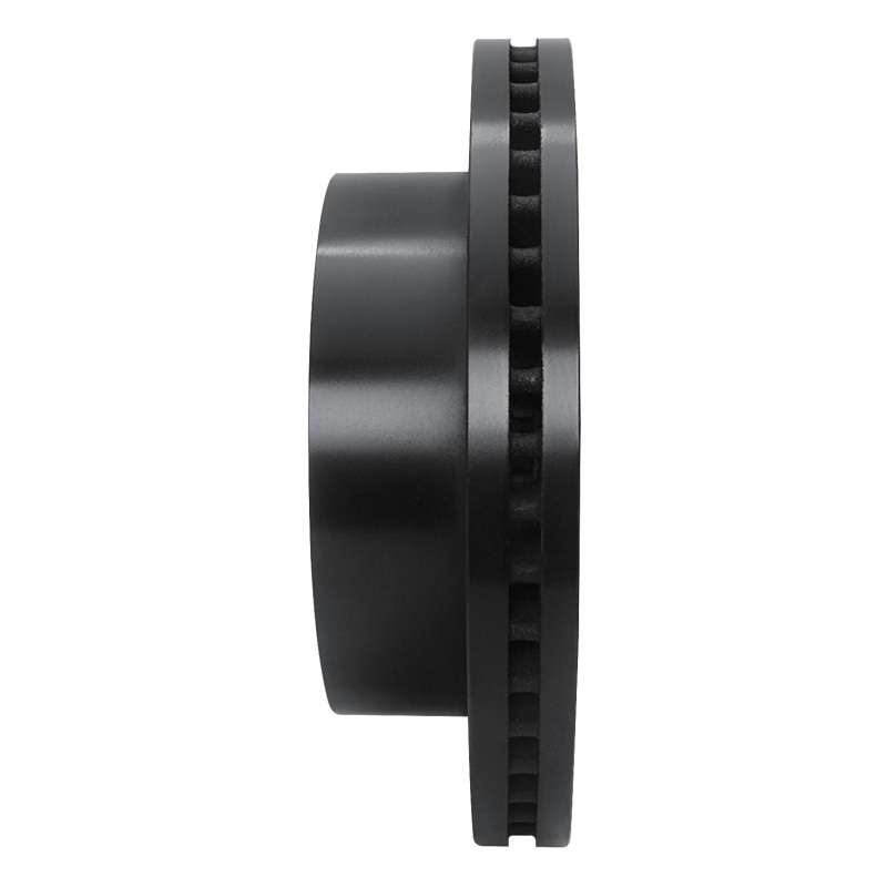 Chevrolet Silverado 3500 HD Brake Rotor (1) - Front Right - R1 Concepts - Drilled & Slotted - Black - `11-`25